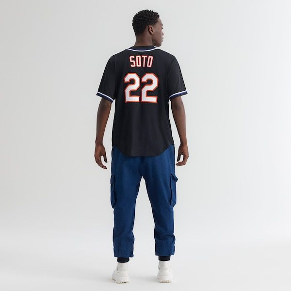 Nike Juan Soto New York Mets Alternate Replica Jersey Black