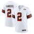 Nike Shedeur Sanders Cleveland Browns Alternate Game Jersey White