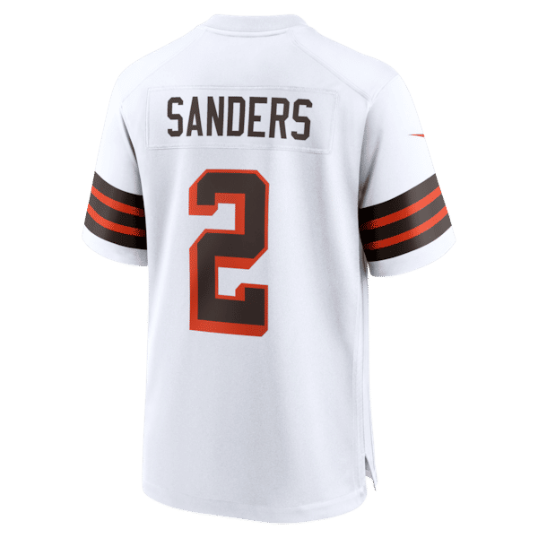 Nike Shedeur Sanders Cleveland Browns Alternate Game Jersey White