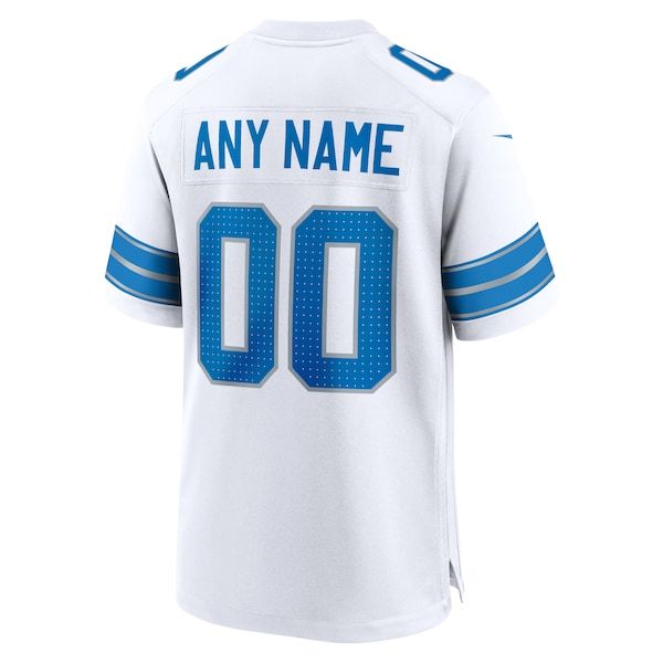 Nike Detroit Lions Custom Game Jersey White