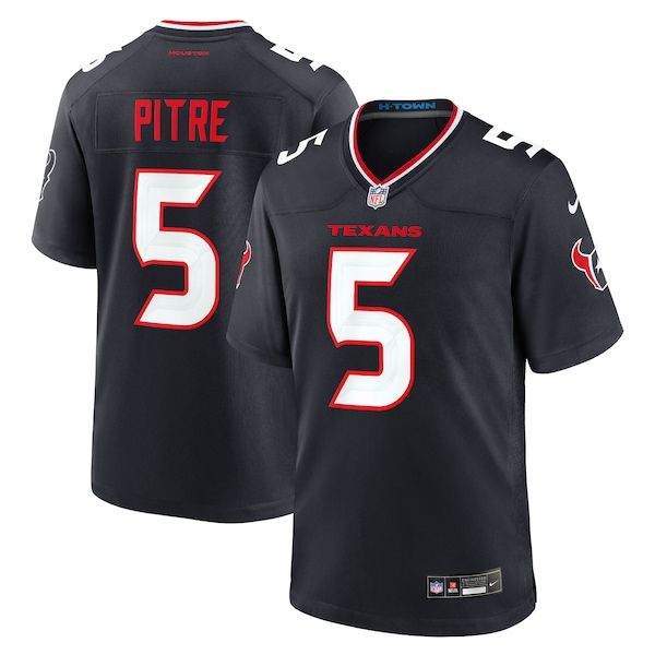 Nike Jalen Pitre Houston Texans Game Jersey Navy
