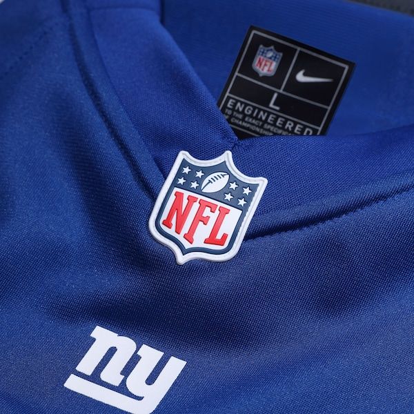 Nike Cam Skattebo New York Giants Game Jersey Royal