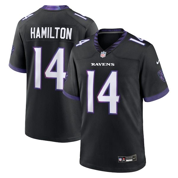 Nike Kyle Hamilton Baltimore Ravens Alternate Game Jersey Black