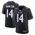 Nike Kyle Hamilton Baltimore Ravens Alternate Game Jersey Black