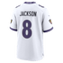 Nike Lamar Jackson Baltimore Ravens Game Jersey White