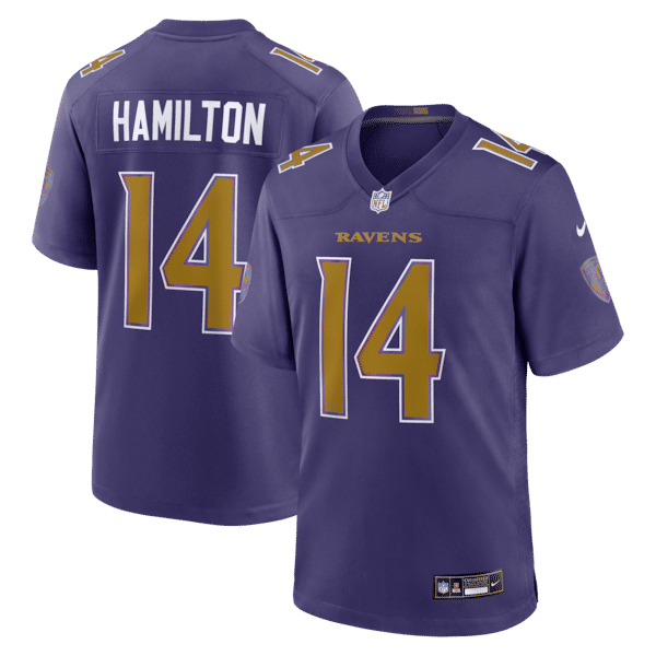 Nike Kyle Hamilton Baltimore Ravens Alternate Game Jersey Purple
