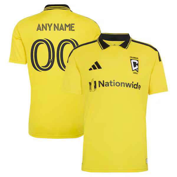 Adidas Columbus Crew 2026 Crafted For Excellence Kit Replica Custom Jersey Yellow