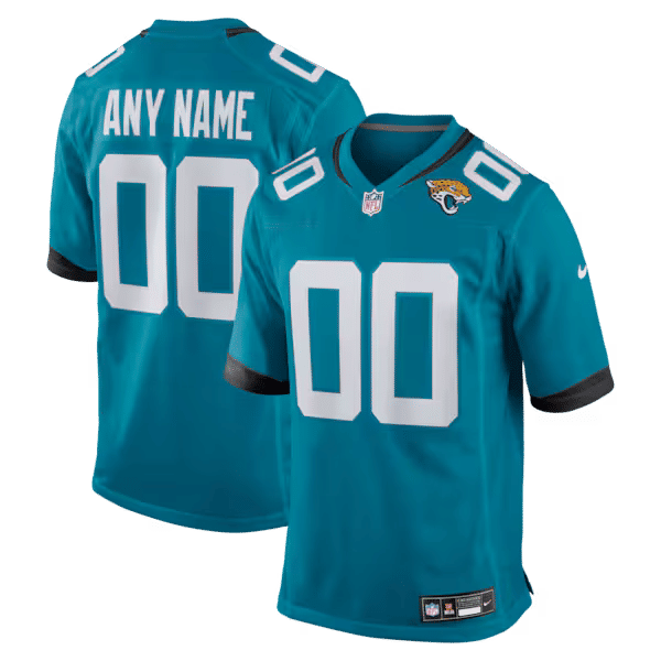 Nike Jacksonville Jaguars Custom Game Jersey Teal