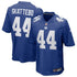 Nike Cam Skattebo New York Giants Game Jersey Royal