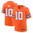 Nike Bo Nix Denver Broncos Mile High Collection 1977 Throwback Game Jersey Orange