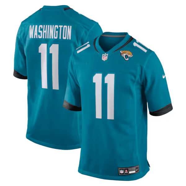 Nike Parker Washington Jacksonville Jaguars Game Jersey Teal