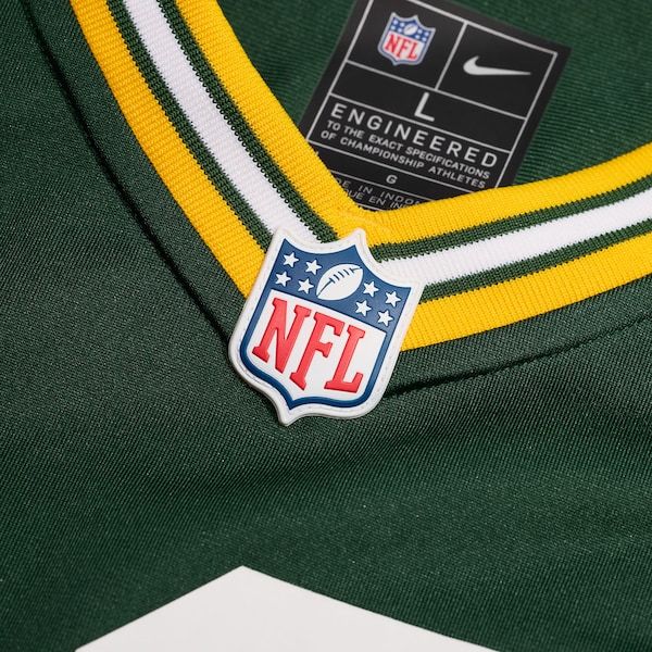 Nike Green Bay Packers Custom Game Jersey Green