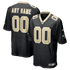 Nike New Orleans Saints Custom Game Jersey Black