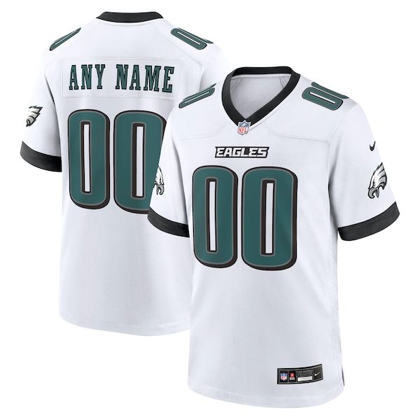 Nike Philadelphia Eagles Custom Game Jersey White