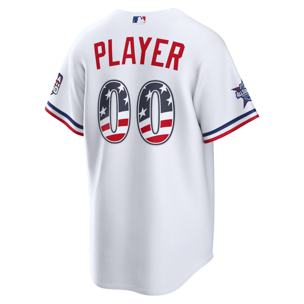Nike Texas Rangers 2026 All-Star Edition Stars & Stripes Stadium Pick-A-Player Jersey White