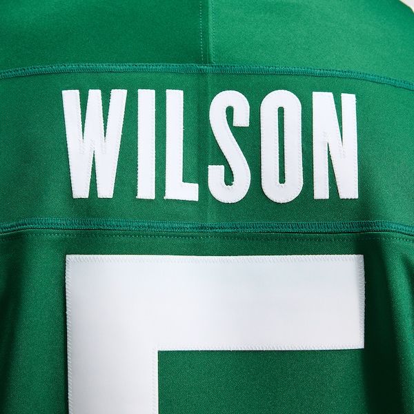 Nike Garrett Wilson New York Jets Vapor F.U.S.E. Stitched Limited Jersey Green