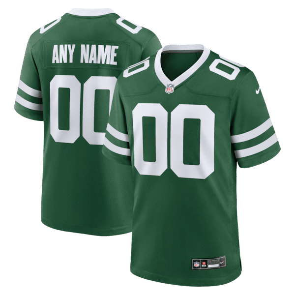 Nike New York Jets Custom Game Jersey Legacy Green
