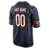 Nike Chicago Bears Custom Game Jersey Navy