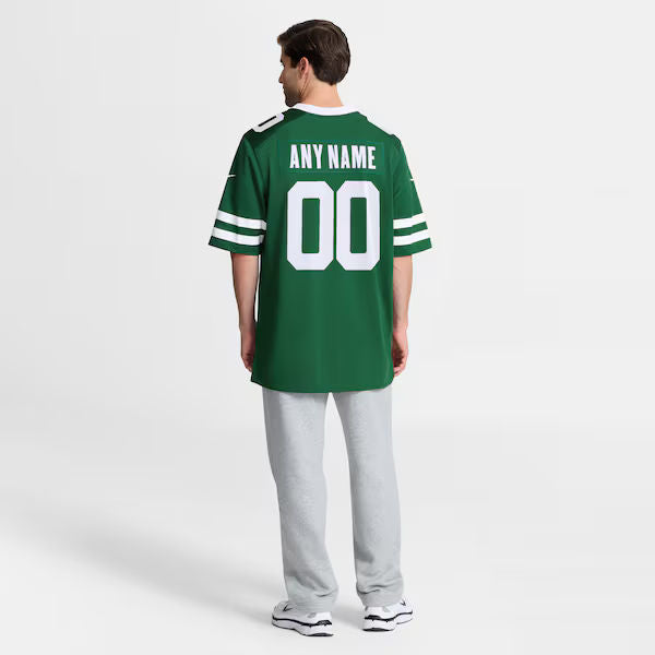 Nike New York Jets Custom Game Jersey Legacy Green