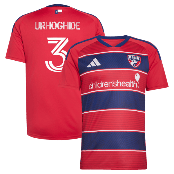 Adidas Osaze Urhoghide FC Dallas 2026 DNA Kit Replica Jersey Red