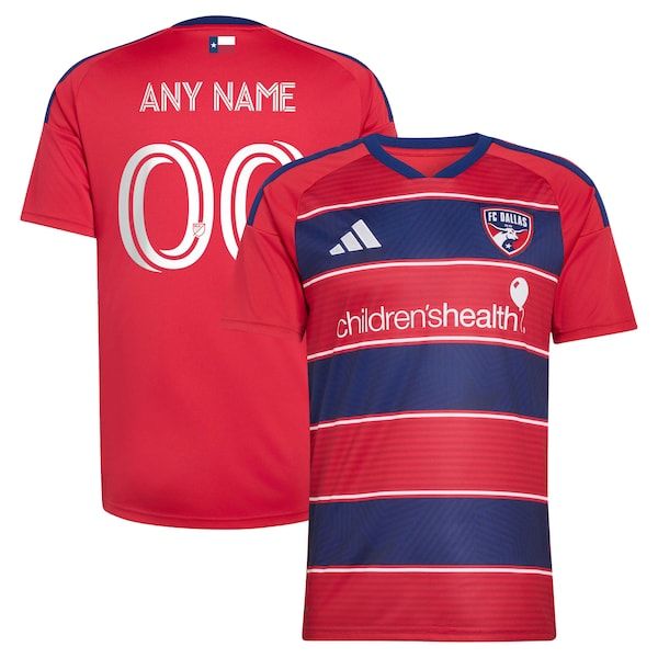 Adidas FC Dallas 2026 DNA Kit Replica Custom Jersey Red
