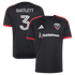 Adidas Lucas Bartlett D.C. United 2026 Black-and-Red Kit Replica Jersey Black