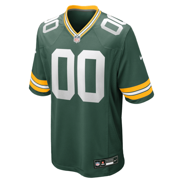 Nike Green Bay Packers Custom Game Jersey Green