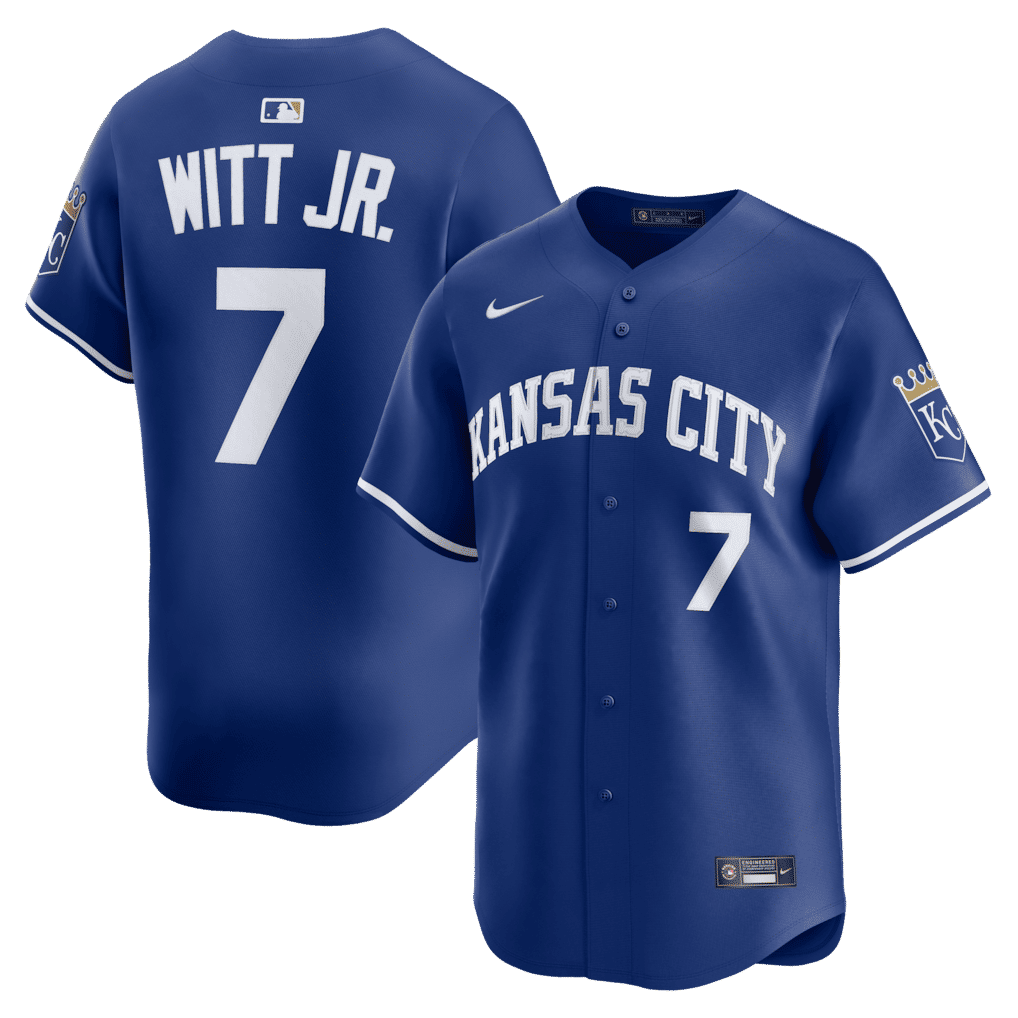 Nike Bobby Witt Jr. Kansas City Royals Alternate 2 Limited Player Jersey Royal