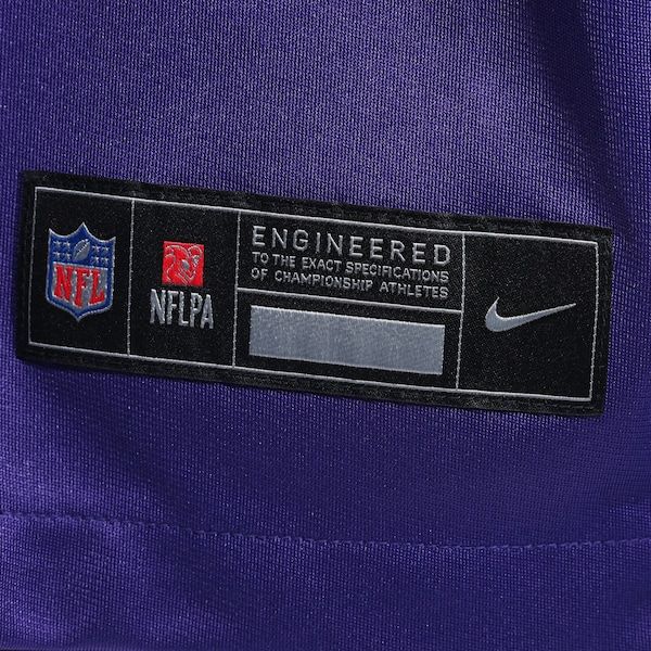 Nike Minnesota Vikings Custom Game Jersey Purple