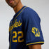 Nike Christian Yelich Milwaukee Brewers Alternate Limited Jersey Navy