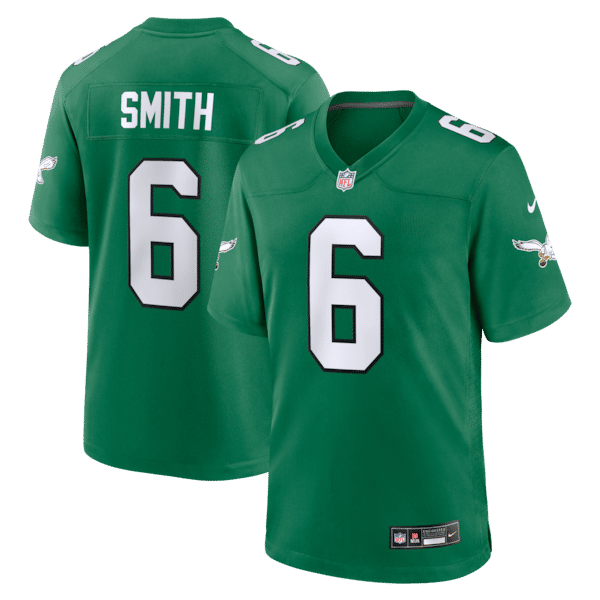 Nike DeVonta Smith Philadelphia Eagles Alternate Game Jersey Kelly Green