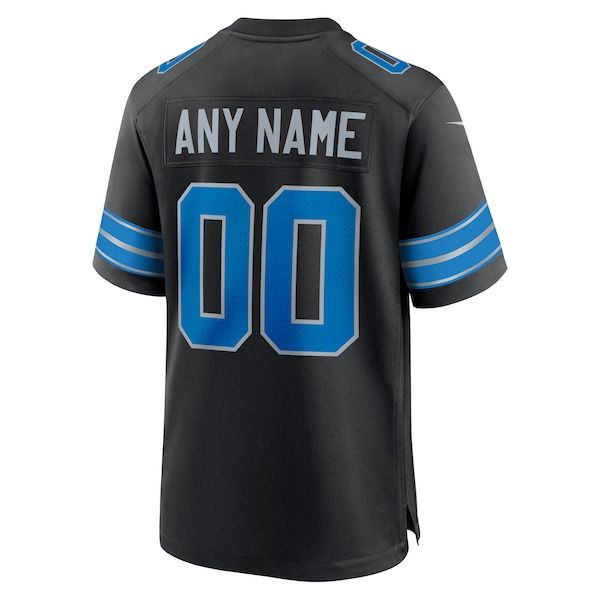Nike Detroit Lions Alternate Custom Game Jersey Black