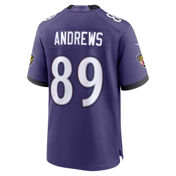 Nike Mark Andrews Baltimore Ravens Game Jersey Purple