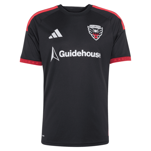 Adidas Lucas Bartlett D.C. United 2026 Black-and-Red Kit Replica Jersey Black