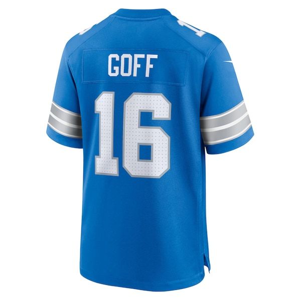 Nike Jared Goff Detroit Lions Game Jersey Blue