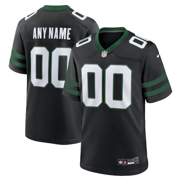 Nike New York Jets Alternate Custom Game Jersey Legacy Black