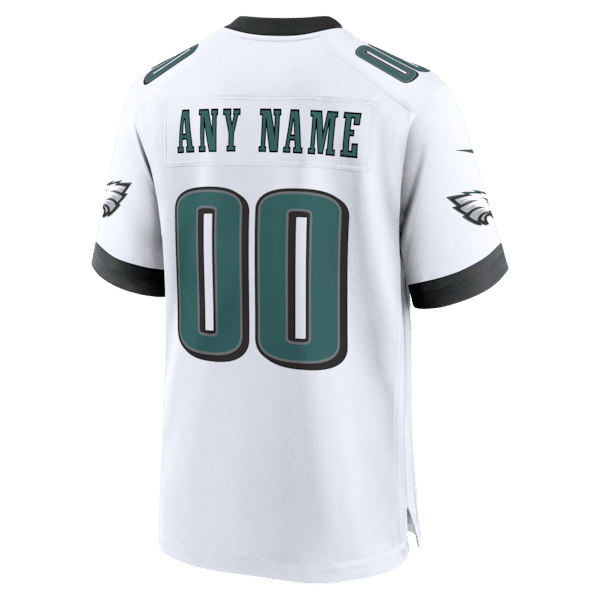 Nike Philadelphia Eagles Custom Game Jersey White