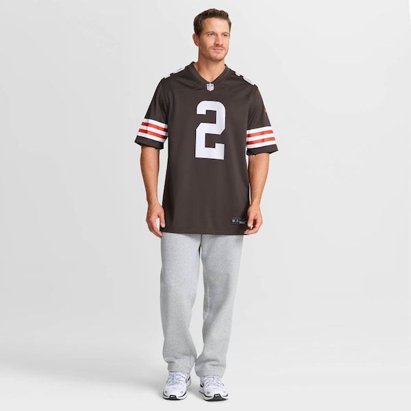 Nike Shedeur Sanders Cleveland Browns Game Jersey Brown