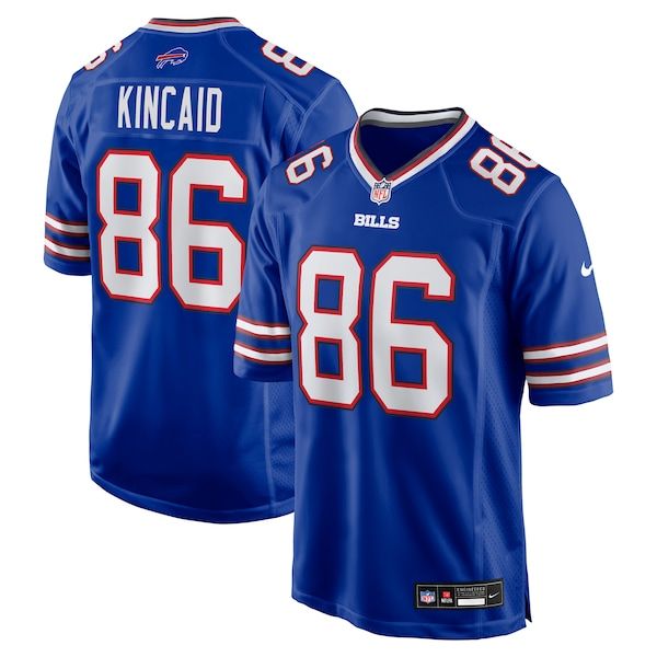 Nike Dalton Kincaid Buffalo Bills Game Jersey Royal