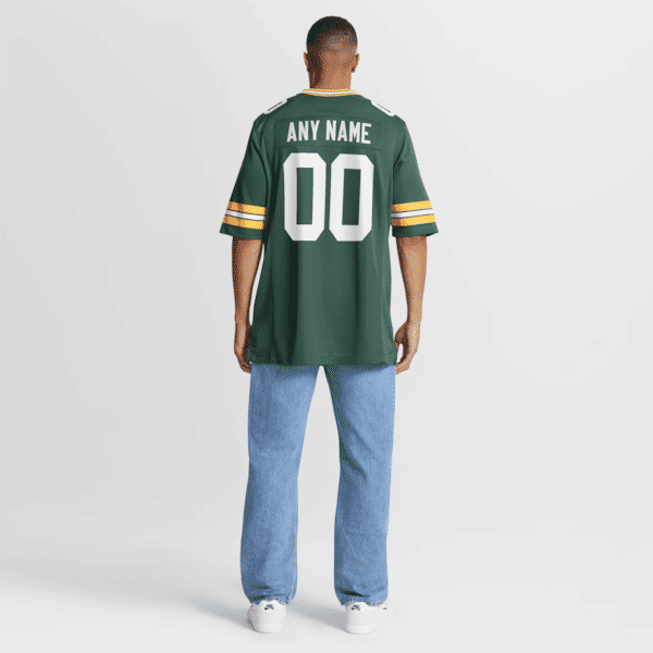 Nike Green Bay Packers Custom Game Jersey Green