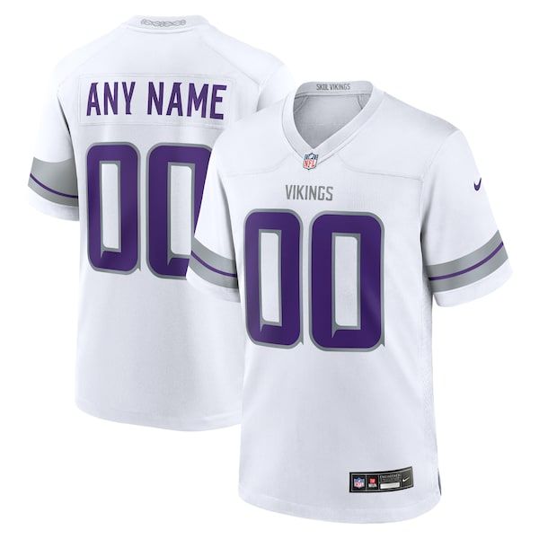 Nike Minnesota Vikings Custom Alternate Game Jersey White