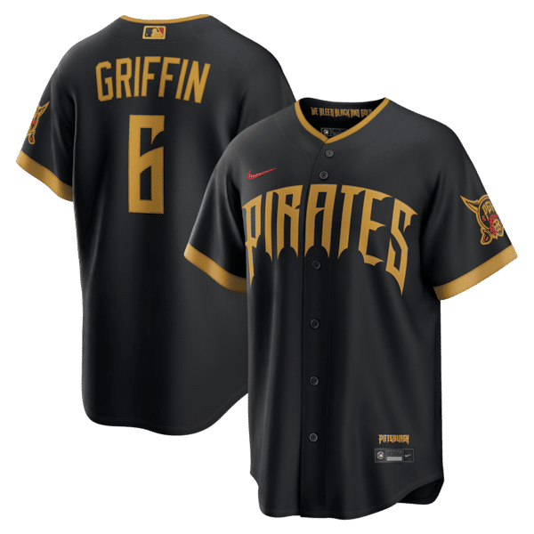 Nike Konnor Griffin Pittsburgh Pirates 2026 City Connect Stadium Jersey Black