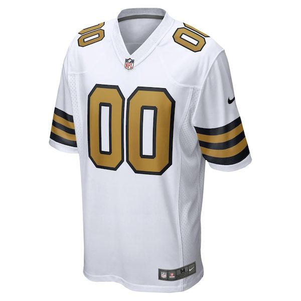 Nike New Orleans Saints Alternate Custom Game Jersey White
