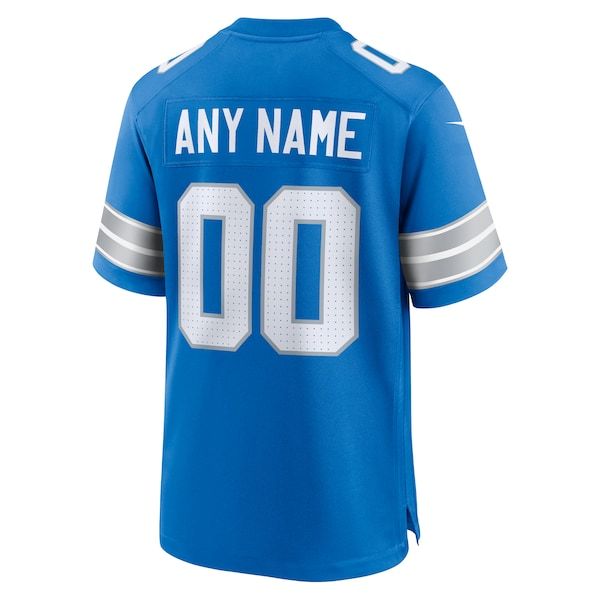 Nike Detroit Lions Custom Game Jersey Blue