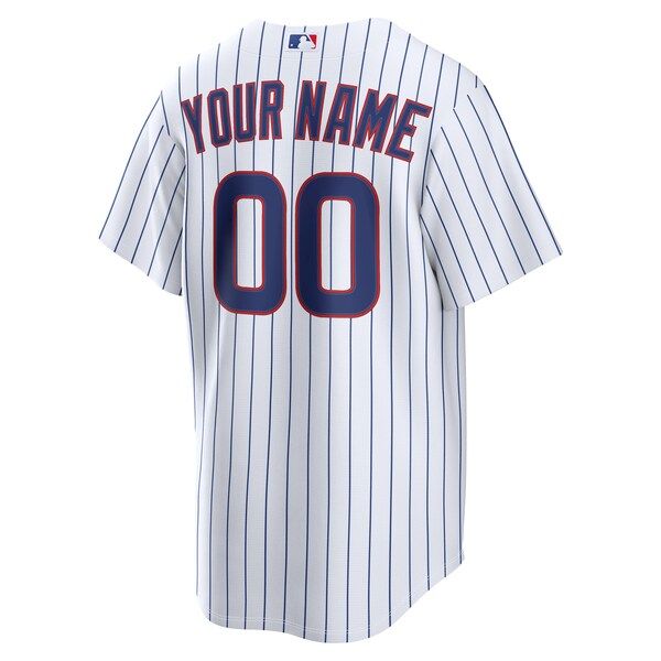 Nike Chicago Cubs Home Replica Custom Jersey White