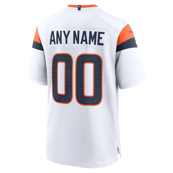 Nike Denver Broncos Custom Game Jersey White