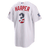 Nike Bryce Harper Philadelphia Phillies 2026 All-Star Game White Stadium Jersey