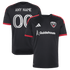 Adidas D.C. United 2026 Black-and-Red Kit Replica Custom Jersey Black