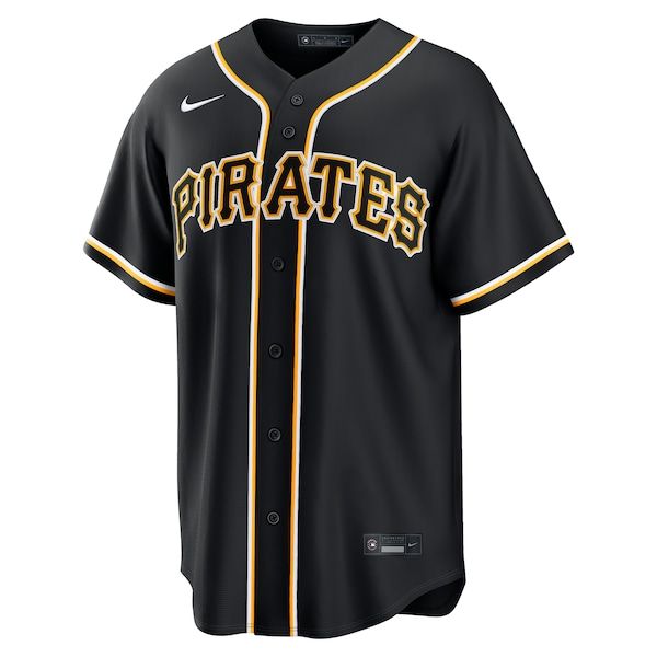 Nike Paul Skenes Pittsburgh Pirates Black Out Fashion Replica Jersey