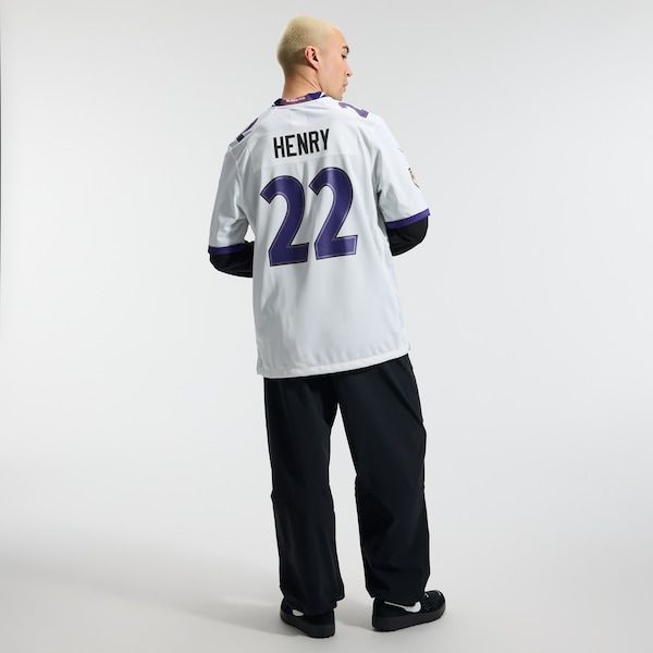 Nike Derrick Henry Baltimore Ravens Game Jersey White